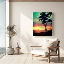 Suche nach tropischer sonnenaufgang leinwandbilder Strand