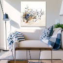 Suche nach musiknoten poster Blume