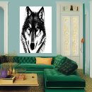 Suche nach schwarz weißer wolf poster Jede person