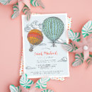 Suche nach vintager heißluftballon einladungen Für sie