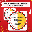 Suche nach zwillinge geburtstag aufkleber Niedlich