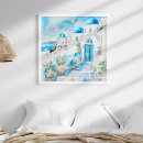 Suche nach santorini poster Mediterran