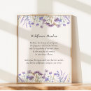 Suche nach lila wildblumen poster Aquarell