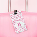 Suche nach rosa tierdruck gepäckanhänger Monogramm
