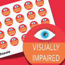 Suche nach blindheit aufkleber Geringe sicht