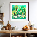 Suche nach grüne landschaft poster Modern