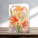 Suche nach tageslilien karten Aquarell