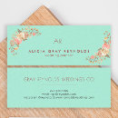 Suche nach mint visitenkarten Hochzeitsplaner