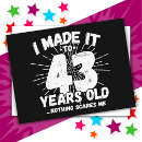 Suche nach lustige 43 geburtstags karten Spaß