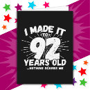 Suche nach 92 geburtstag karten Spaß