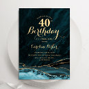 Suche nach 40er geburtstag einladungen Aquarell