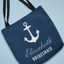Suche nach der anker tote bags Brautjungfer