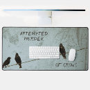 Suche nach schwarze krähe mousepads Für alle