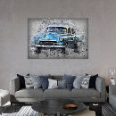 Suche nach blaues auto poster Für ihn