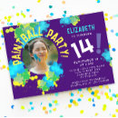 Suche nach color splash einladungen Farbig