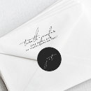 Suche nach monogram hochzeit aufkleber Klassischer rundaufkleber