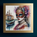 Suche nach venedig maske poster Frau
