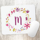 Suche nach botanisches muster mousepads Monogramm