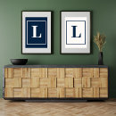 Suche nach monogramm initialen poster Für alle