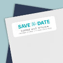 Suche nach save the date rücksende aufkleber Aquamarin
