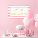 Suche nach rosa streifen banner Babydusche