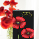 Suche nach red poppy karten Schwarz
