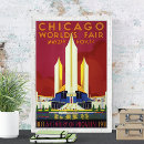 Suche nach vintage chicago poster Architektur