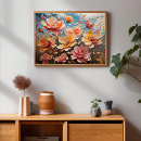 Suche nach blumen vintager poster Niedlich