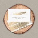 Suche nach feather visitenkarten Gold