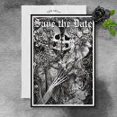 Suche nach schädel save the date postkarten Halbzeithochzeit