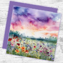 Suche nach blumenfelder karten Aquarell