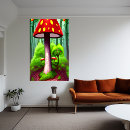 Suche nach rote pilze poster Jede person