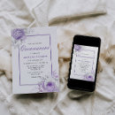 Suche nach purple quinceanera einladungen Für alle