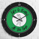 Suche nach grün und schwarzes wanduhren Silhouette