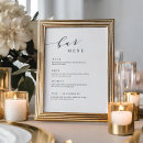 Suche nach menu hochzeits poster Bar