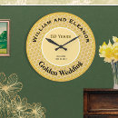 Suche nach goldene hochzeit wanduhren 50th anniversary