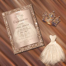 Suche nach glitter gold einladungen Quinceañera