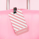 Suche nach rosa weiß gepäckanhänger Streifen