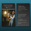 Suche nach jazzmusik visitenkarten Saxophonist