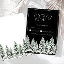 Suche nach winter rsvp karten Schwarz weiß