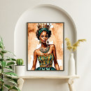 Suche nach afrikanische königin poster Wandkunst