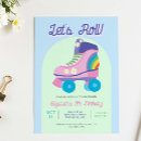 Suche nach girls roller skating party einladungen Niedlich