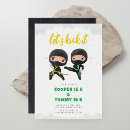 Suche nach ninja einladungen Kinder