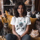 Suche nach weltraum damen tshirt Katze im weltraum