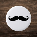 Suche nach lustige schnurrbärte buttons Schwarzer schnurrbart