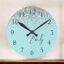 Suche nach blau silber wanduhren Mädchenhaft