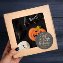 Suche nach trick oder leckerei aufkleber Happy halloween