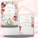 Suche nach alice wunderland geburtstags party karten Niedlich