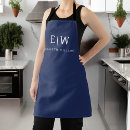 Suche nach monogramm schürzen Elegant