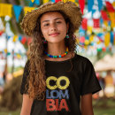 Suche nach kolumbien flagge tshirts National
